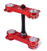 Triple clamp X-TRIG 40803002 ROCS PRO Red