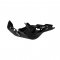 Skid Plate POLISPORT with link protector Black