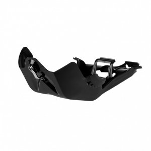 Skid Plate POLISPORT with link protector Black