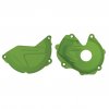 Clutch and ignition cover protector kit POLISPORT Green