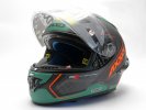 FULL FACE helmet AXXIS COBRA rage a16 matt green S