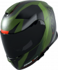 FLIP UP helmet AXXIS GECKO SV ABS shield f6 matt green L