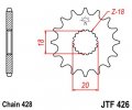 Front sprocket JT JTF 426-15 15T, 428
