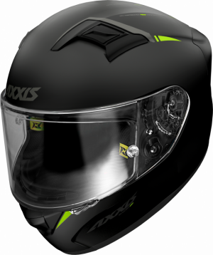 FULL FACE helmet AXXIS GP RACER SV FIBER solid fluor yellow XS
