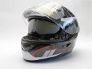 FULL FACE helmet AXXIS RACER GP CARBON SV spike a0 gloss pearl white XS