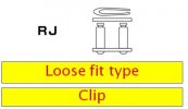 Clip type connecting link D.I.D Chain 428D RJ