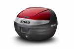 Top case with color cover SHAD SH29 Red